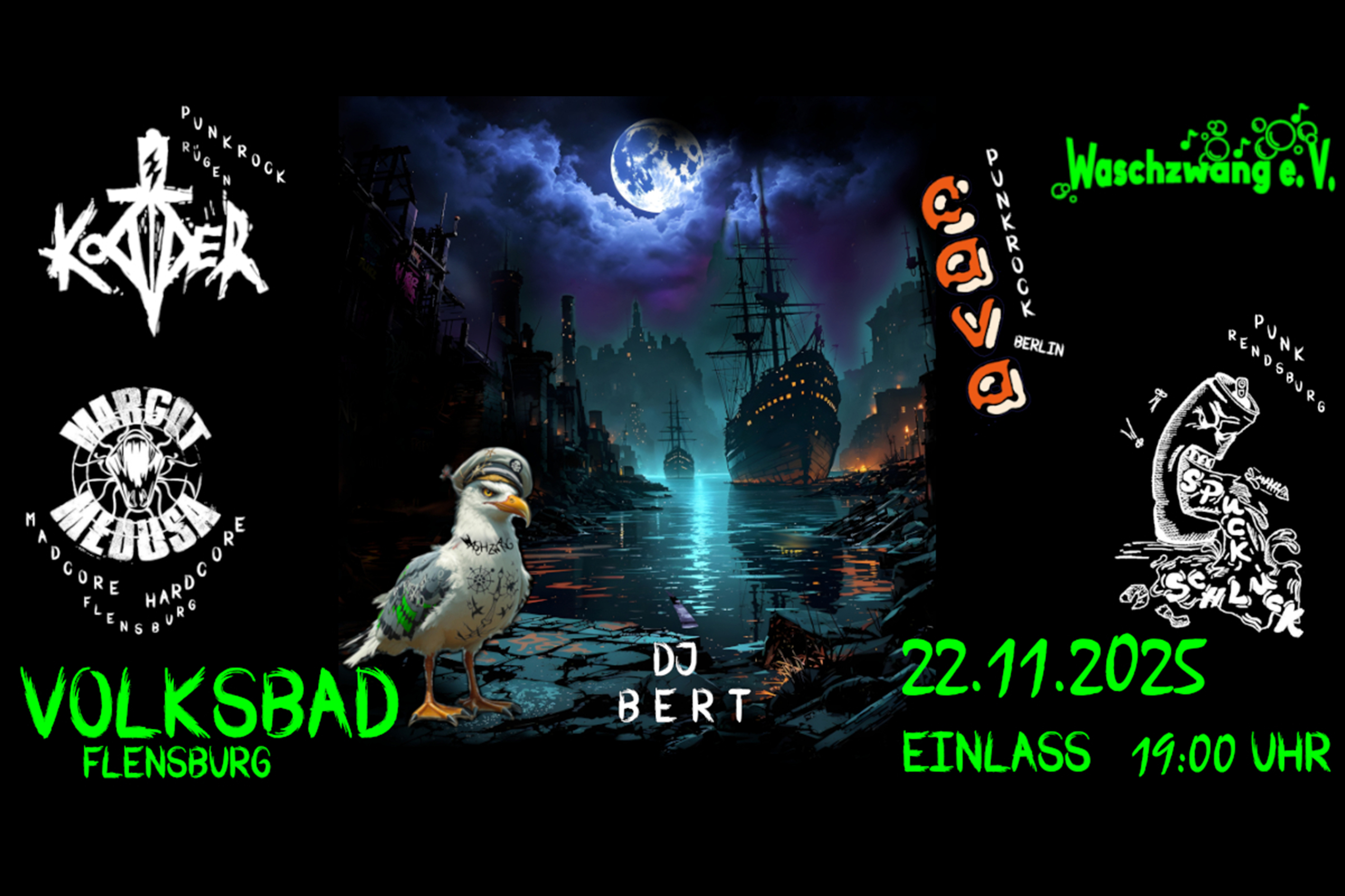 Waschzwang: Kodder & Cava & Margot Medusa & Spuckschluck